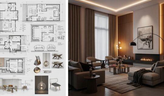 Quy trình thiết kế nội thất 7 bước – Từ ý tưởng đến hiện thực
